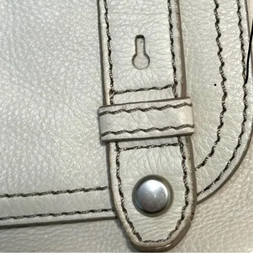 Fossil cream Genuine Leather Crossbody Shoulder Bag - Picture 5 of 7
